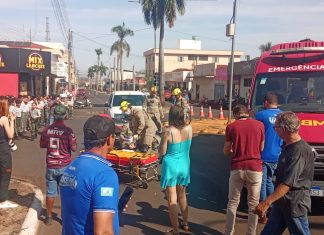 Simulação de acidente conscientiza população sobre segurança no trânsito em Quirinópolis