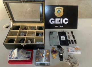 PCGO prende homem por furto de joais avaliadas em aproximadamente R$ 10 mil reais