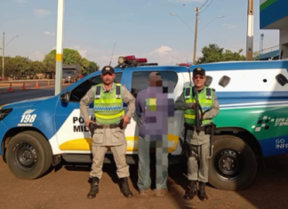 5º BPMRV CAPTURA FORAGIDO DA JUSTIÇA POR ESTUPRO DE VULNERÁVEL EM QUIRINÓPOLIS