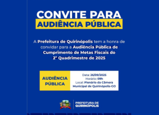 Audiência Pública: Avaliação das Metas Fiscais do 2º Quadrimestre de 2025