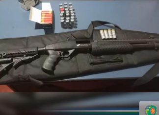 POLÍCIA MILITAR DE GOIÁS APREENDE ARMA DE FOGO E MUNIÇÕES EM GOUVELÂNDIA