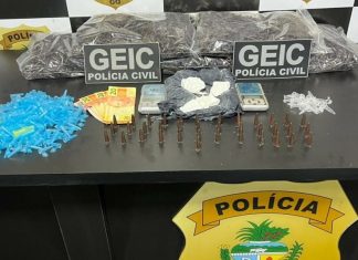 PCGO prende suspeito de venda de drogas praticado perto de escola e igreja