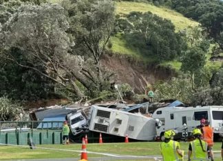 Deslizamento em acampamento na Nova Zelândia deixa 6 desaparecidos
