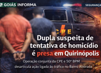 Dupla suspeita de tentativa de homicídio é presa em Quirinópolis