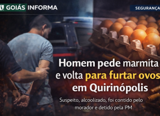 QUIRINÓPOLIS: Homem pede comida em residência e horas depois volta para furtar ovos