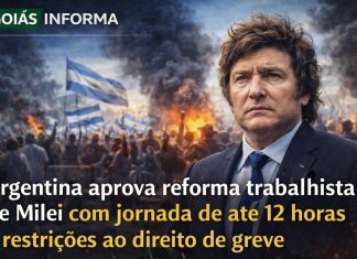 Argentina aprova reforma trabalhista de Milei com jornada de até 12 horas e restrições ao direito de greve