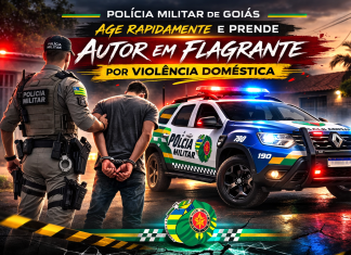 Polícia Militar prende homem em flagrante por violência doméstica em Quirinópolis