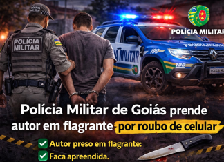 Polícia Militar prende suspeito por roubo a idosa em Quirinópolis